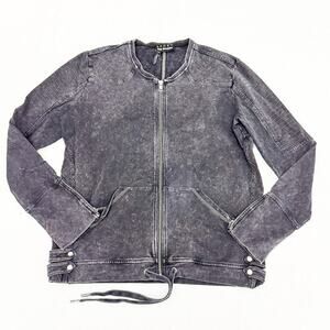 The Kooples Sport Crew Neck Long Sleeve Zippered Sweater Jacket Size M/L